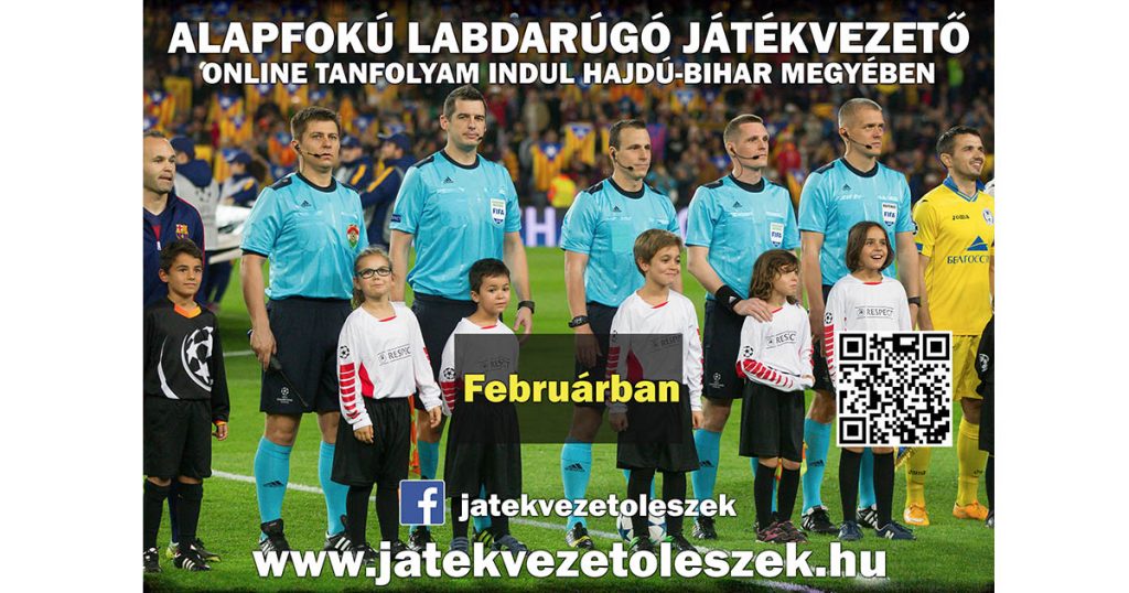 Online játékvezetői tanfolyam indul Hajdú-Biharban
