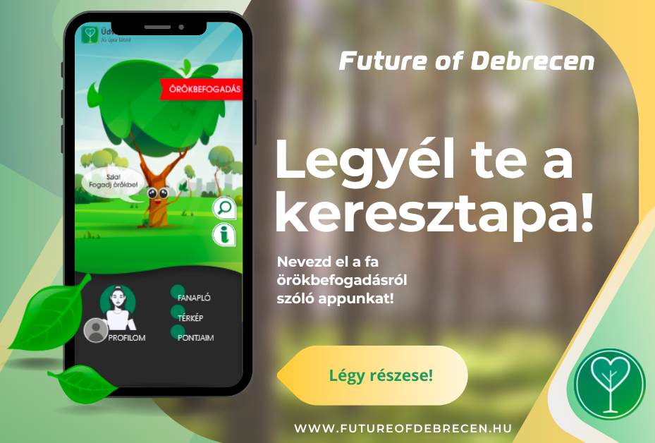 Keresztelőt keresnek egy fa örökbefogadó alkalmazáshoz, rollert lehet nyerni vele