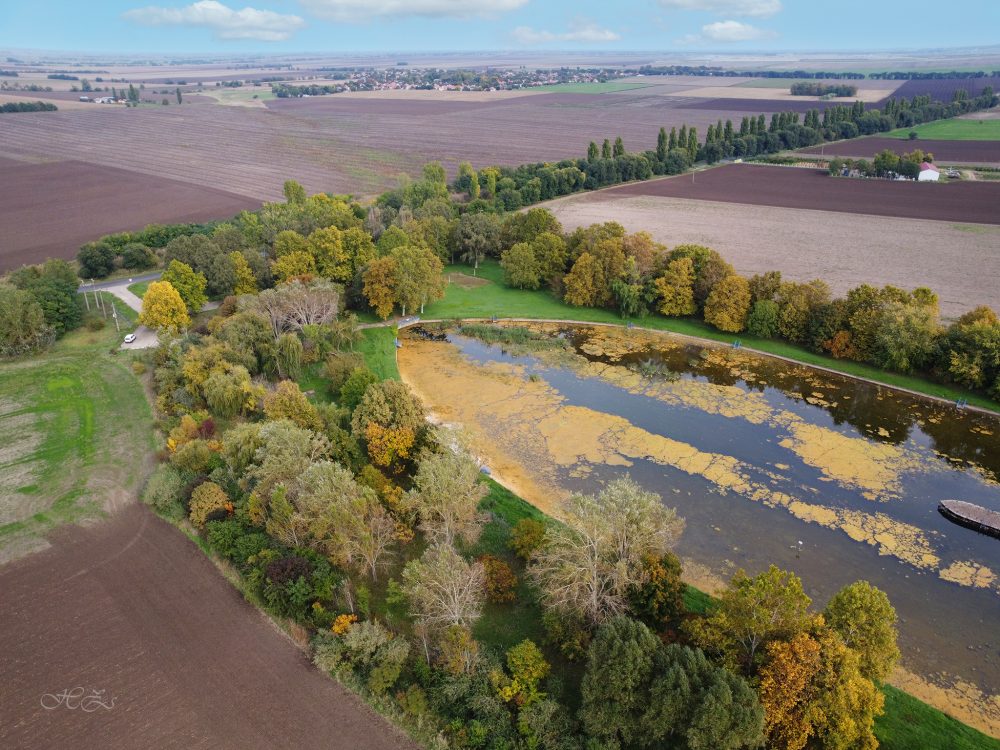 Látványos légi fotó a megszűnt Macsi-Balcsiról
