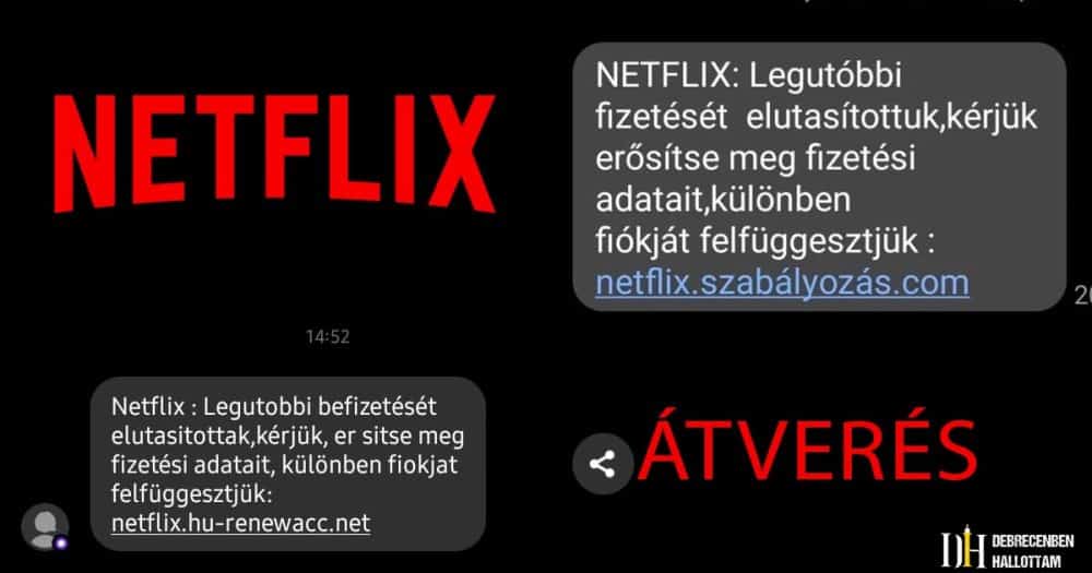 Netflix csalás