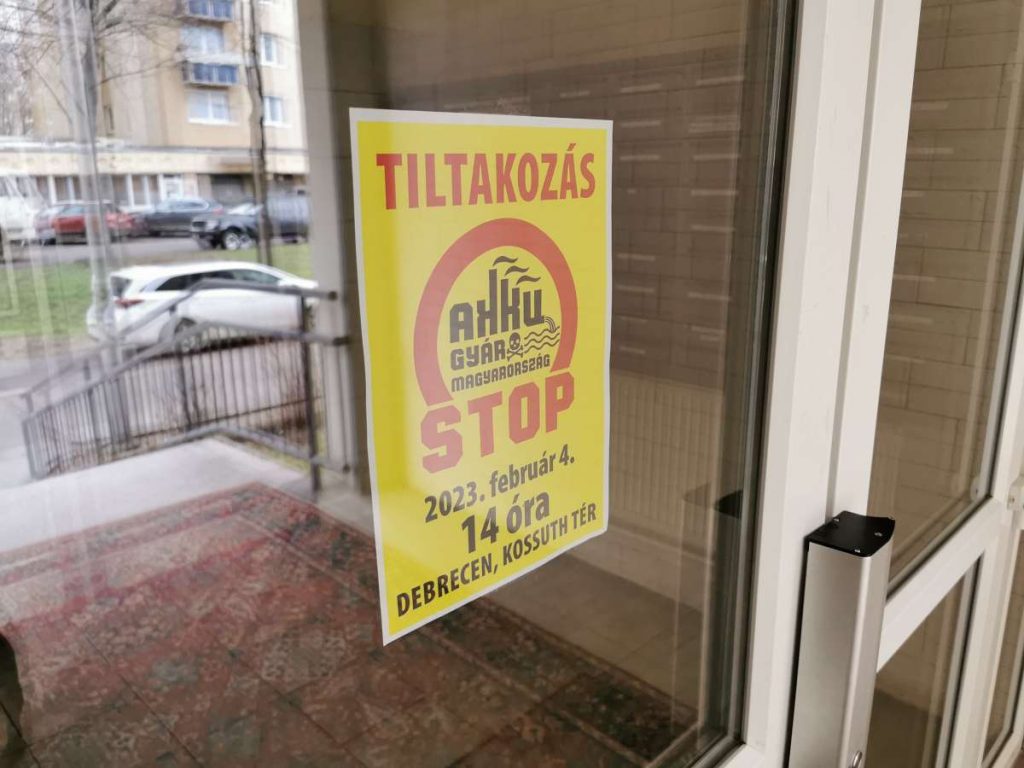 Akkumulátorgyár elleni tüntetést szerveznek február 4-re