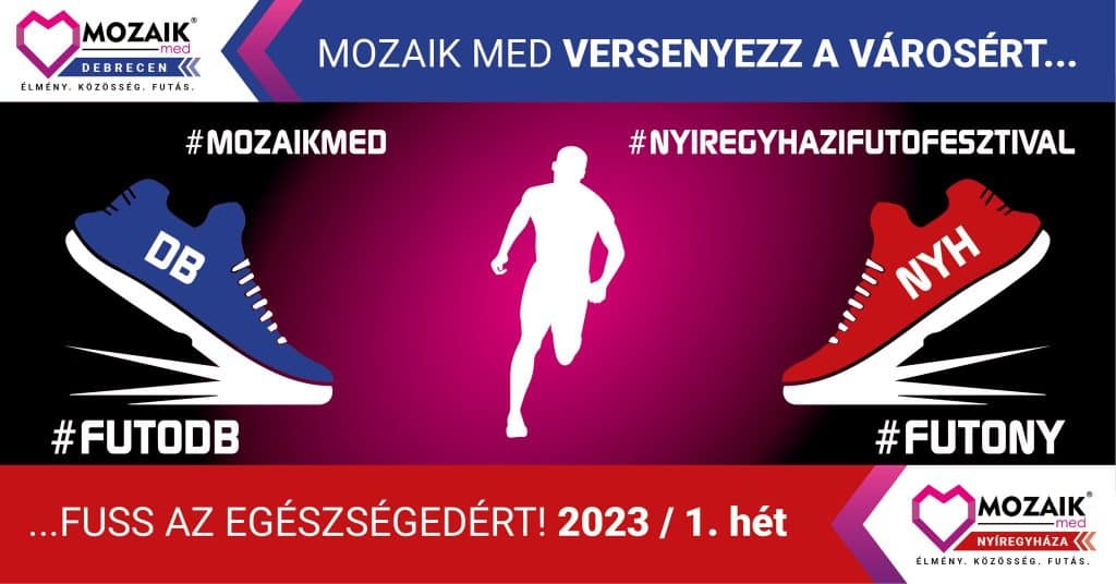 Debrecen vs Nyíregyháza futóversenyt szervezett a Mozaik Med