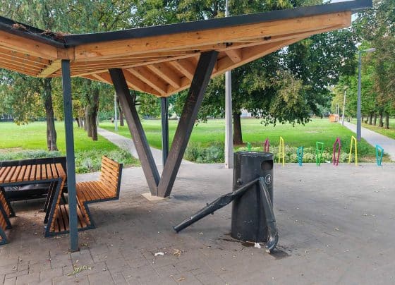 A tócóskerti filagória rongálás már mindennapos a környéken