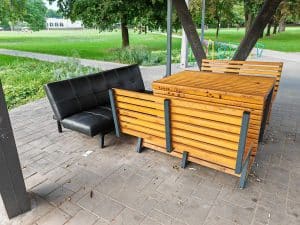 A tócóskerti filagória rongálás már mindennapos a környéken