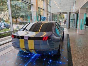 Debrecenben megtekinthető a BMW I Vision Dee Neue Klasse tanulmányautó