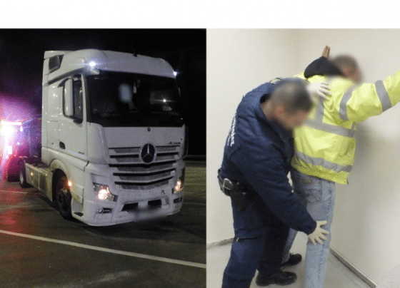 Mikulás csomag helyett bilincset kapott a körözött kamion miatt